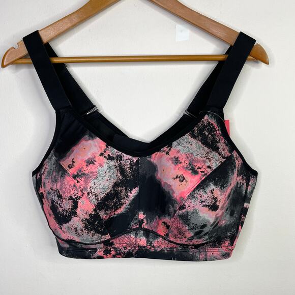 LIVI High Impact Wicking Underwire Sports Workout Exercise Bra 40DD 40 DD New - Picture 1 of 13